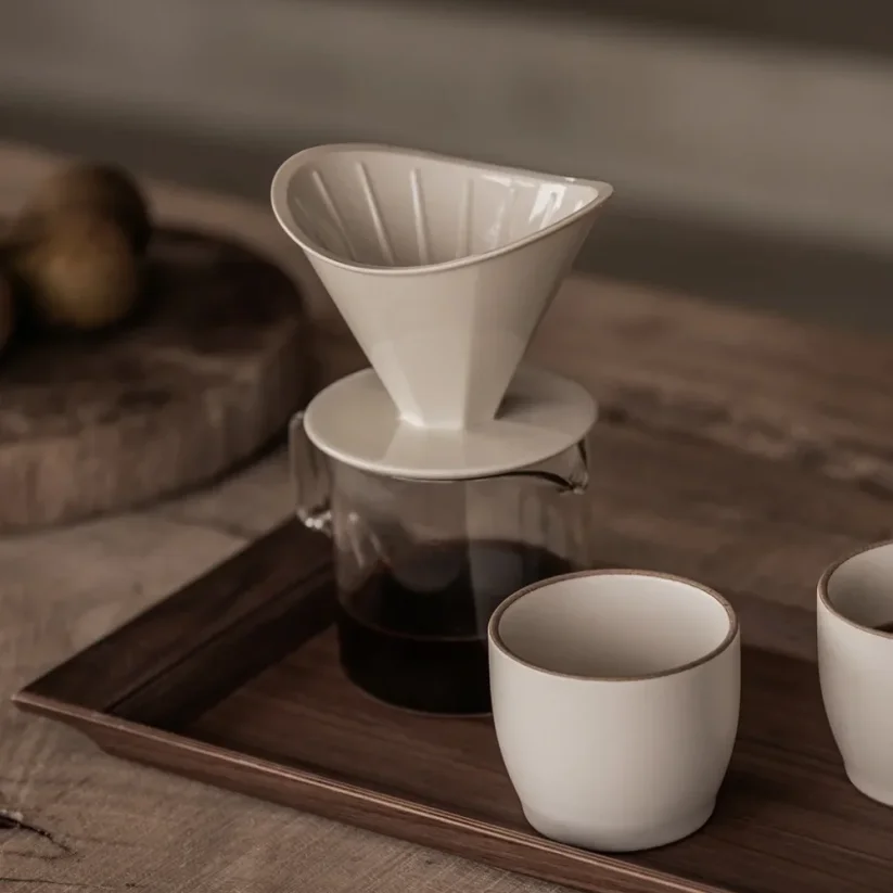 Kinto keramický dripper OCT bílý 2 šálky