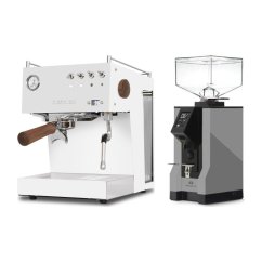 Ascaso Steel Uno PID biela + Eureka Mignon Specialita, BL šedá