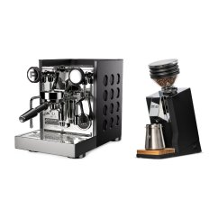 Rocket Espresso Appartamento TCA, black/black + Eureka Mignon Zero 65 Speedy ALL PURPOSE black