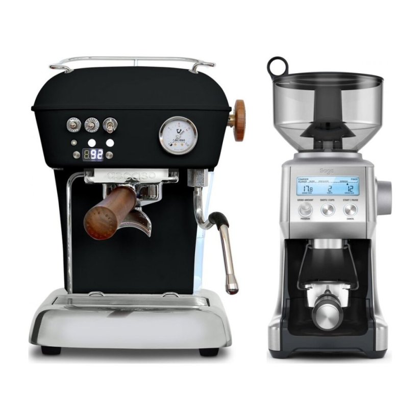 Ascaso DREAM PID Dark Black + Mlýnek Sage BCG820BSS Silver