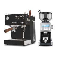 Ascaso Steel DUO PID PLUS, Black&Wood + Mlýnek Sage BCG820BSS Silver