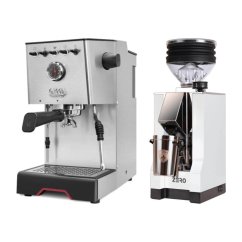 Gaggia Classic GT + Eureka Mignon Zero, CR white
