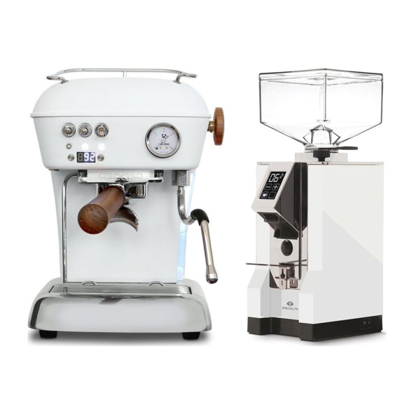 Ascaso DREAM PID Cloud White + Eureka Mignon Specialita, CR White