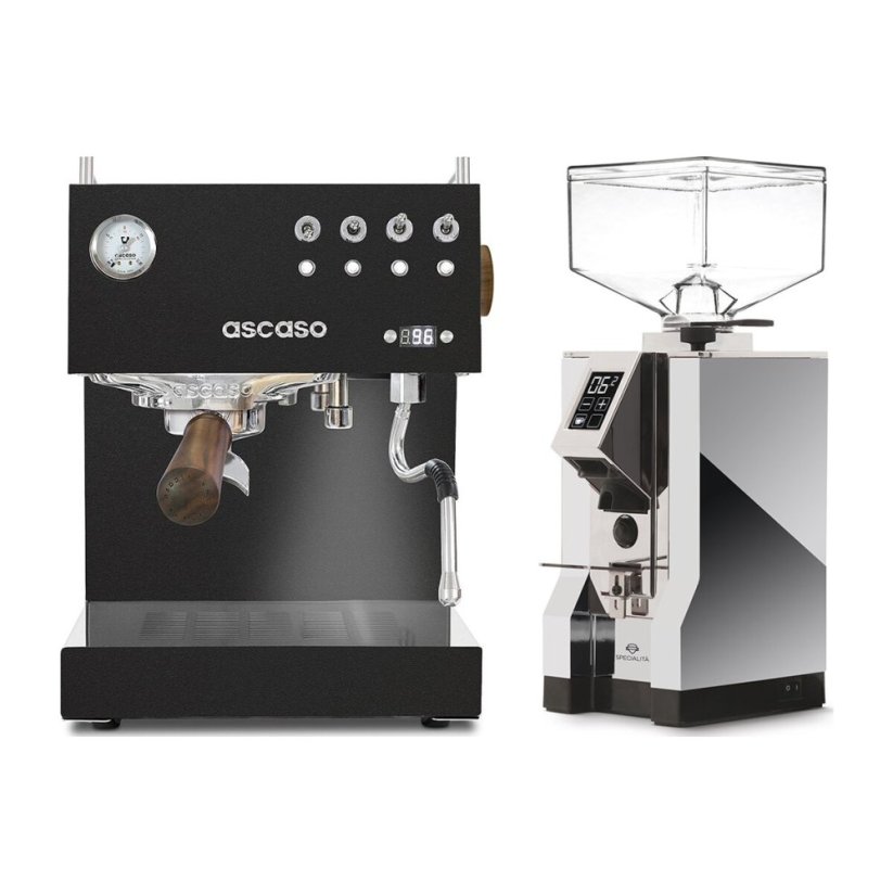 Ascaso Steel DUO PID black + Eureka Mignon Specialita, CR Chrome