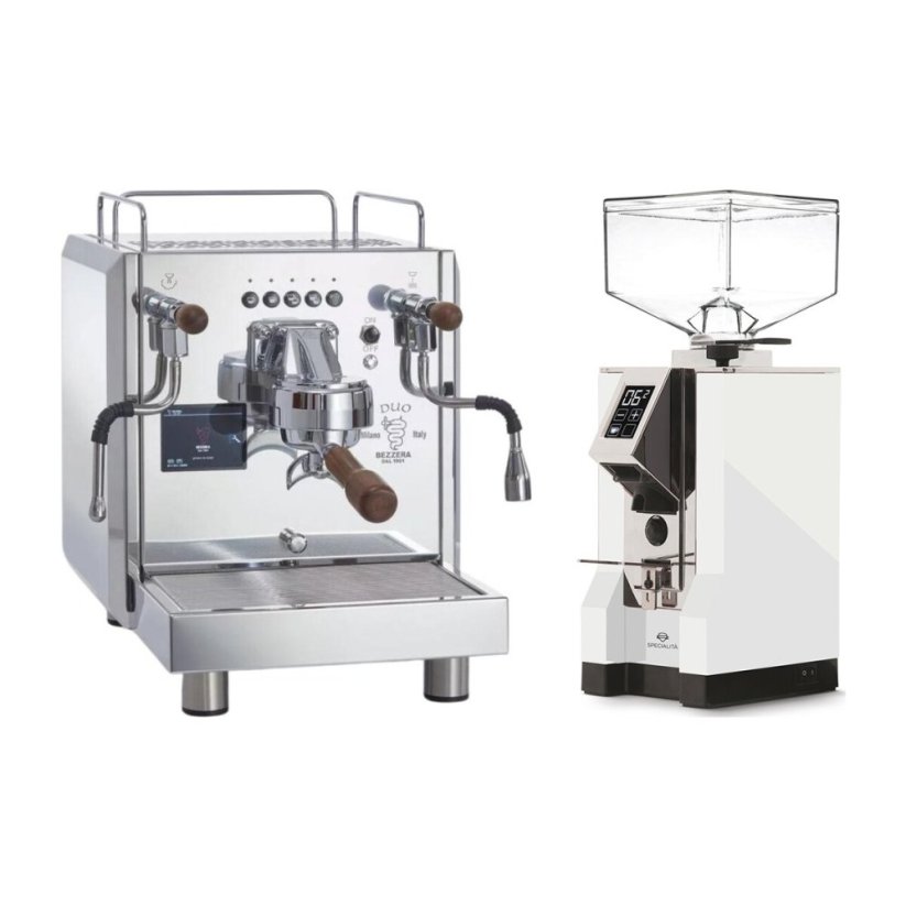Bezzera DUO DE + Eureka Mignon Specialita, CR White