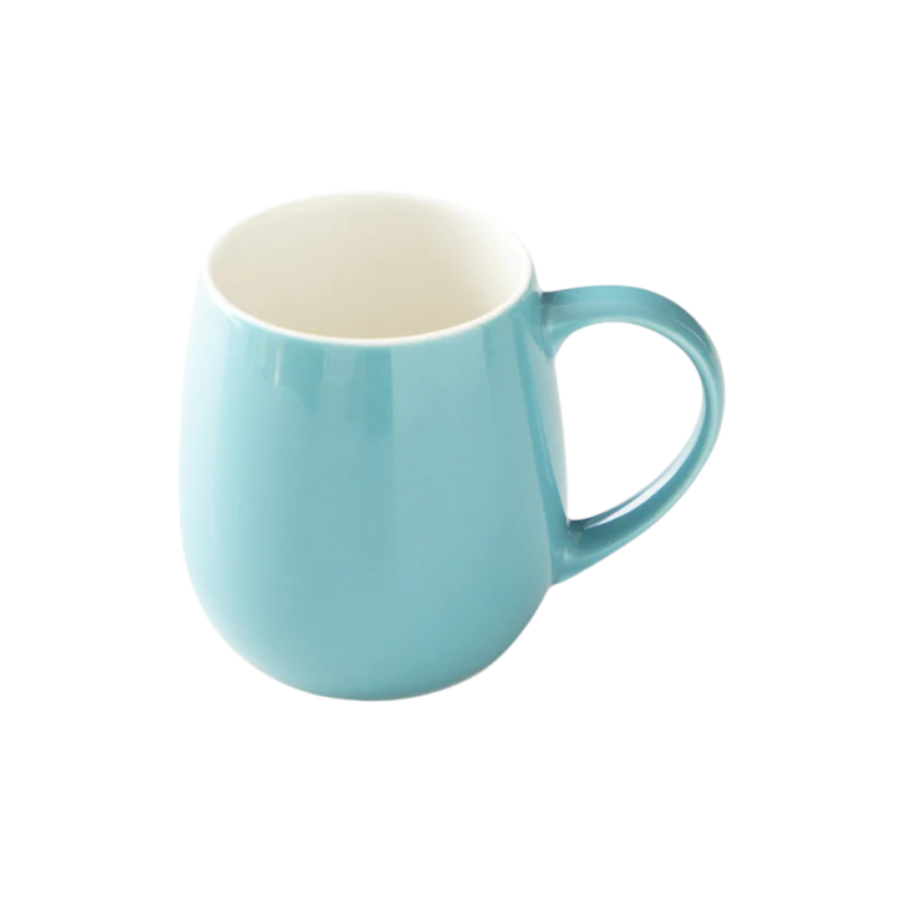 Origami Aroma Barrel porcelánový hrnek 320 ml tyrkysový