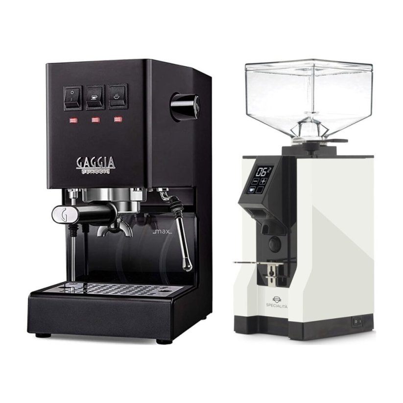 Gaggia Classic E24, černá + Eureka Mignon Specialita, BL White