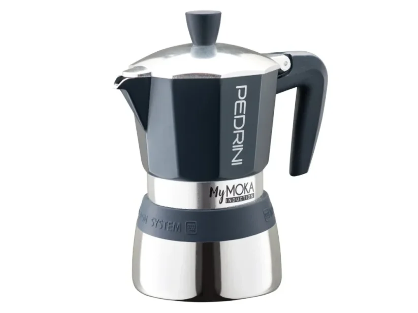 Moka konvička Pedrini MyMoka Indukce modrá - Velikost porce moka: 2 porce