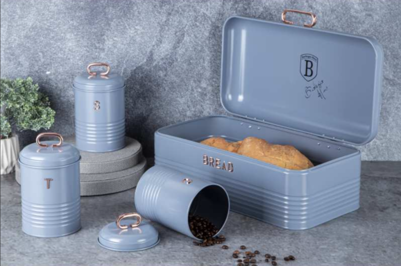 BERLINGERHAUS Chlebník a sada dóz 4 ks Moonlight Edition