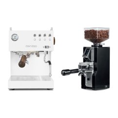 Ascaso Steel DUO PID White + Eureka Mignon Libra, CR black