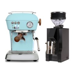 Ascaso DREAM PID Kid Blue + Eureka Mignon Zero, BL Black