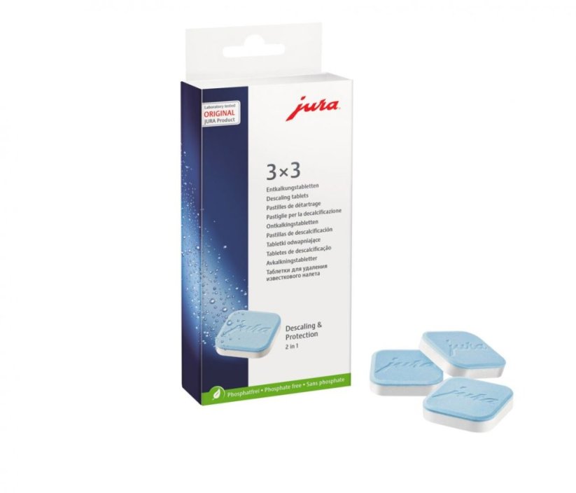 JURA 2-fázové odvápňovací tablety 9 ks