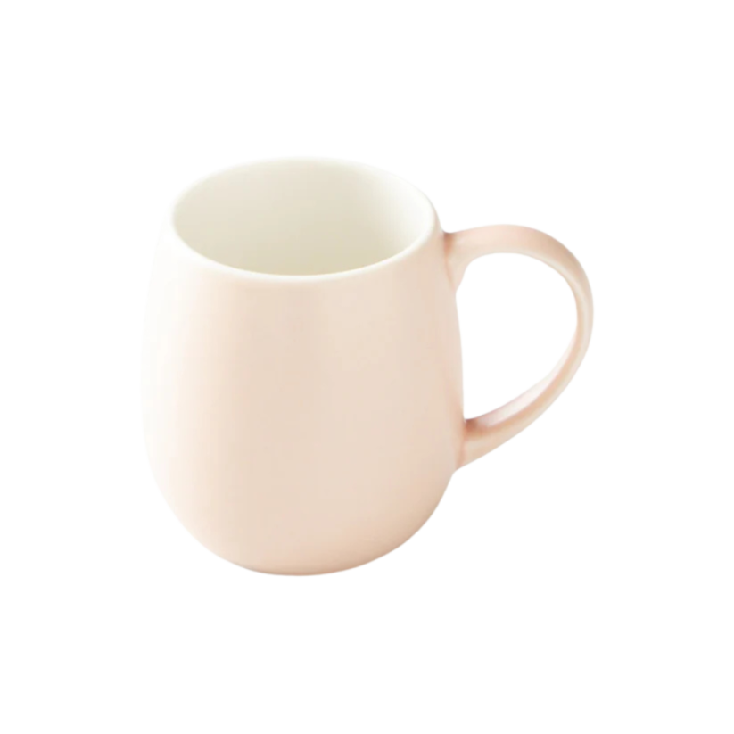 Origami Aroma Barrel porcelánový hrnček 320 ml matný ružový