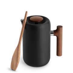 Fellow Clara French Press 700 ml čierny s drevenou rukoväťou