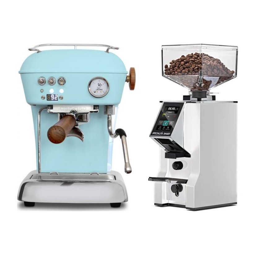 Ascaso DREAM PID Kid Blue + Eureka Mignon Specialita Smart, CR White