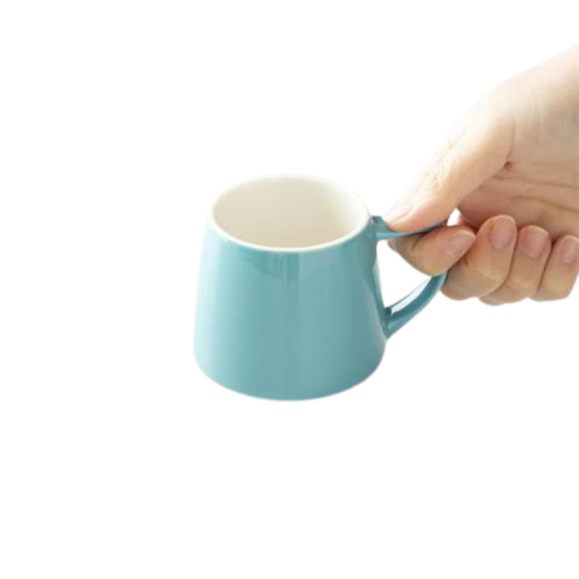 Origami AromaCup porcelánový hrnek 200 ml tyrkysový