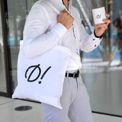 D! Taška Canvas Bag White Unisex