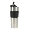 BERGNER Termohrnek 460 ml nerez černá