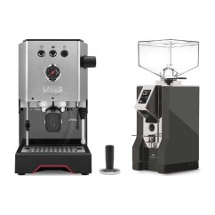 Gaggia Classic Up stříbrná + Eureka Mignon Specialita, CR Anthracite