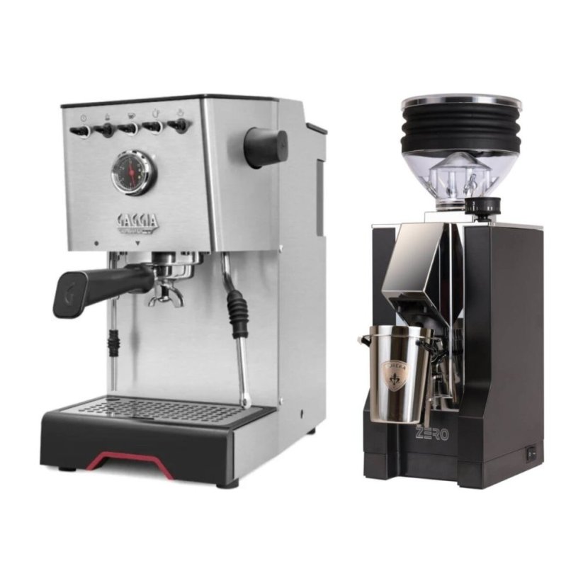 Gaggia Classic GT + Eureka Mignon Zero, CR black