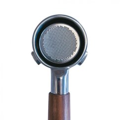 Páka Sage 54 mm bezedná dřevo, černá (bottomless portafilter)