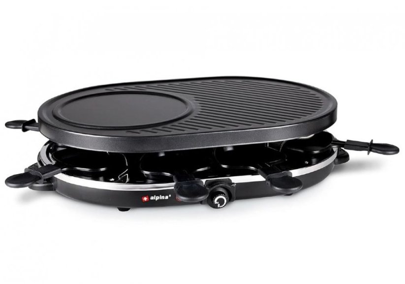 ALPINA Elektrický gril + raclette multifunkční 1200 W