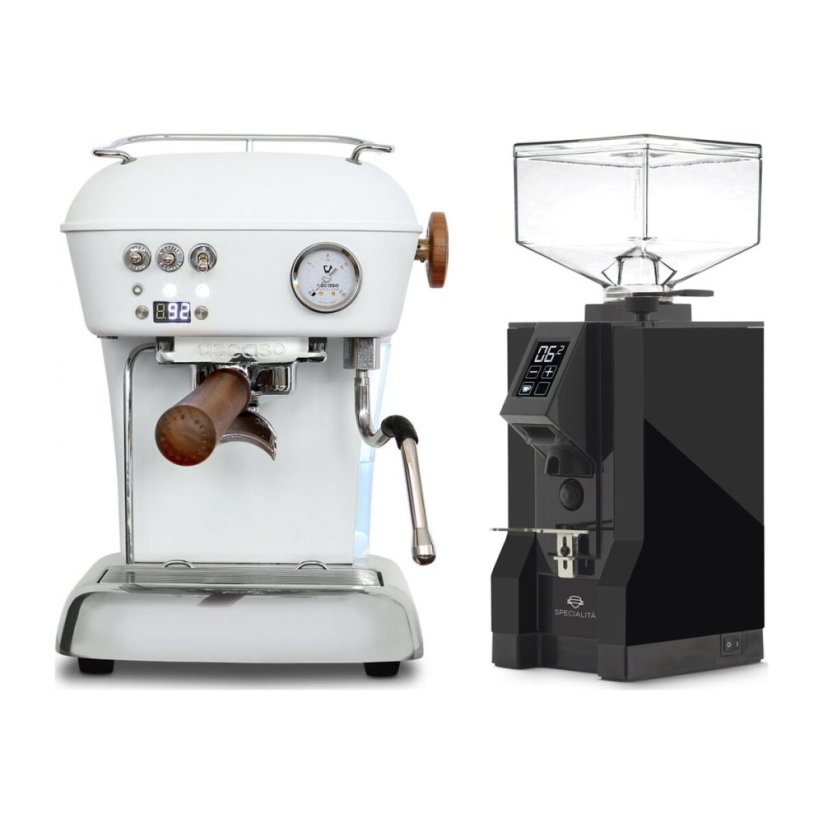 Ascaso DREAM PID Cloud White + Eureka Mignon Specialita, BL Black