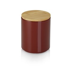 KELA Dóza Cady keramika červená 1l