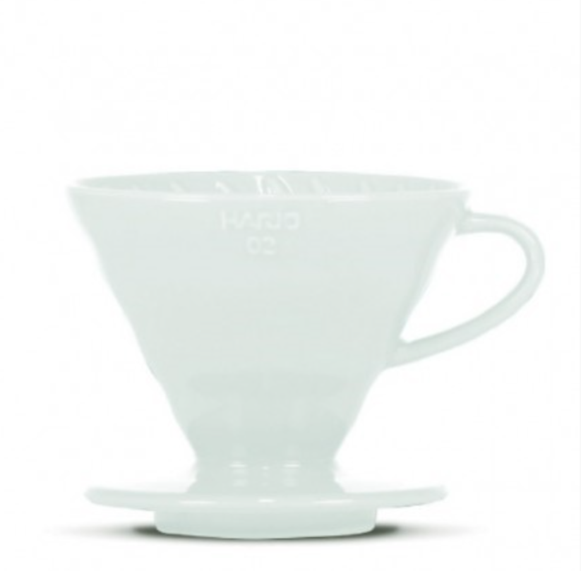 Hario keramický dripper V60-02 světle modrý + 40 papírových filtrů