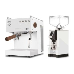Ascaso Steel Uno PID white + Eureka Mignon Specialita, CR White