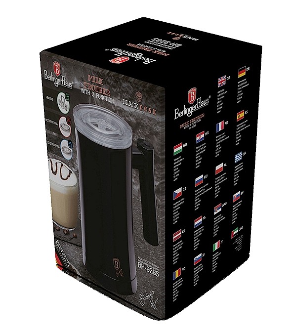 BERLINGERHAUS Napěňovač mléka elektrický Black Rose Collection