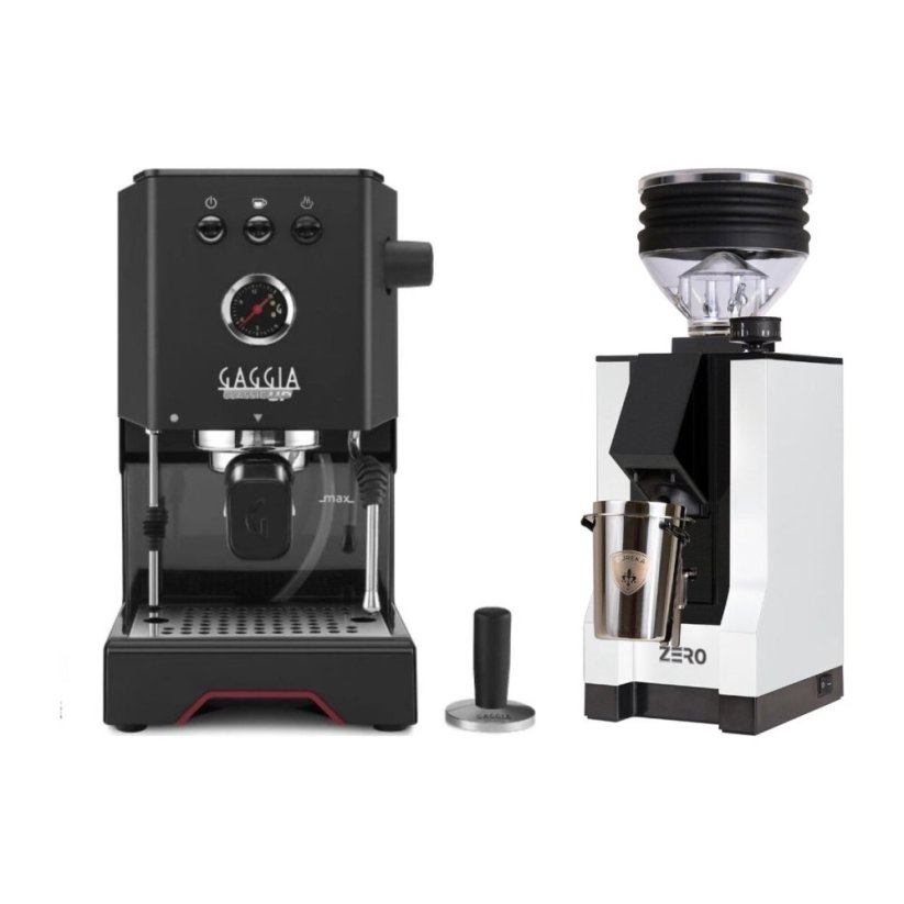 Gaggia Classic Up černá + Eureka Mignon Zero, BL white