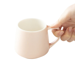 Origami Aroma porcelánový hrnek 320 ml matně růžový