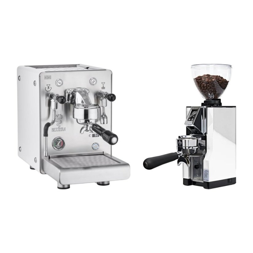 Bezzera NINI PID DE White + Eureka Mignon Libra 65 All Purpose, CR white