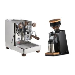 LELIT Bianca  V3 PL162T + Eureka Mignon Single Dose PRO, Black & Oak