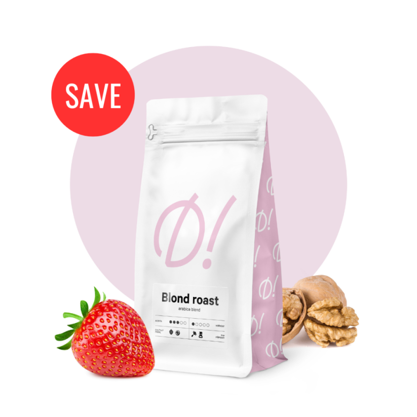 ZACHRAŇ! Blond roast - Velikost balení - káva: 500 g