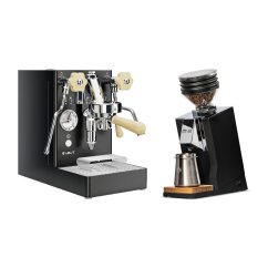 Lelit Mara PL62X V2, black + Eureka Mignon Zero 65 Speedy ALL PURPOSE black