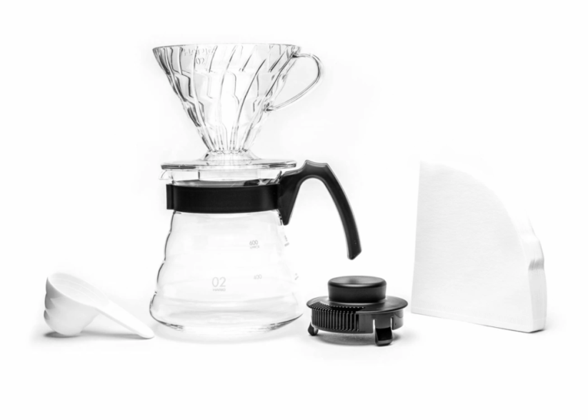 Hario sada Pour Over Kit V60-02 černý