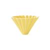 Origami keramický dripper M žlutý