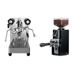 Lelit Mara PL62X X3 Stainless Steel + Eureka Mignon Libra, CR black