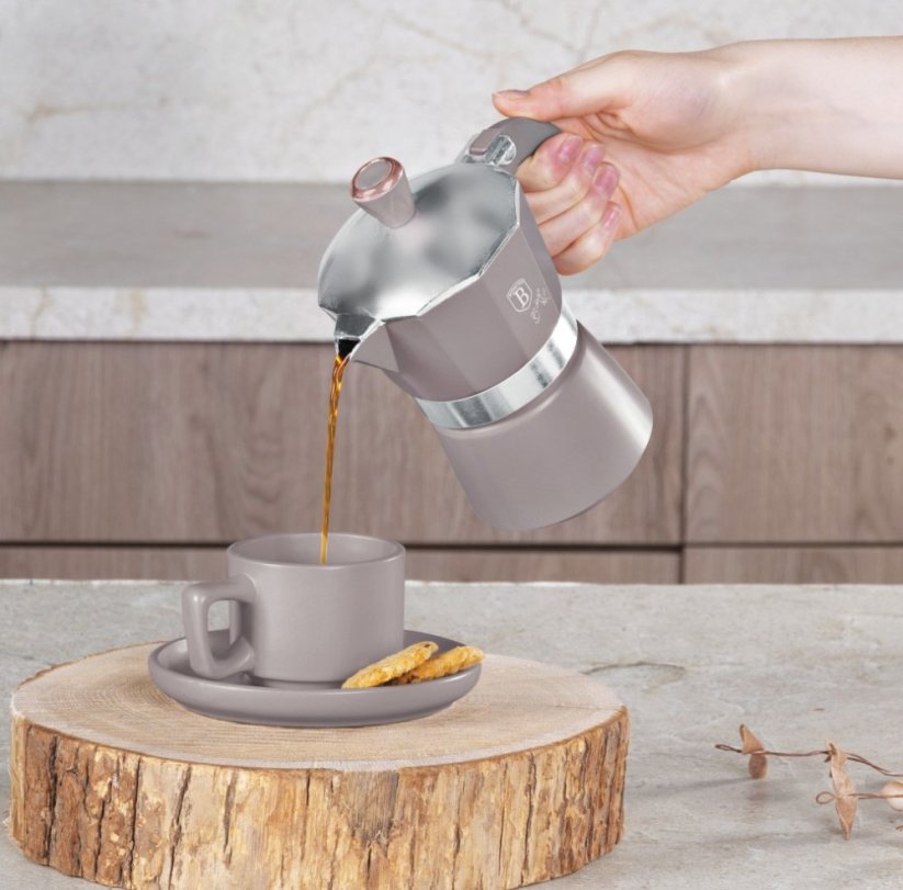 BERLINGERHAUS Espresso kanvička 3 šálky Taupe Collection