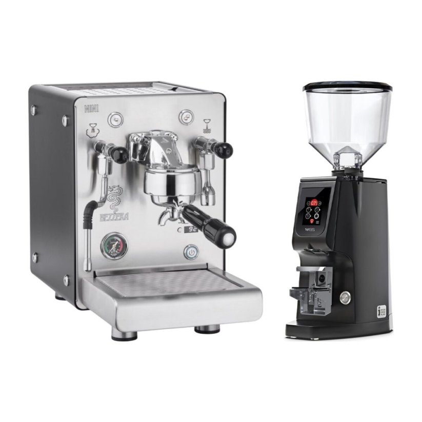 Bezzera NINI PID DE Black + Eureka Atom W 65, black