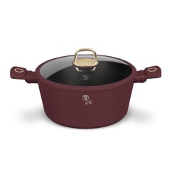 BERLINGERHAUS Kastrol s titanovým povrchem a poklicí 28 cm Leonardo Collection