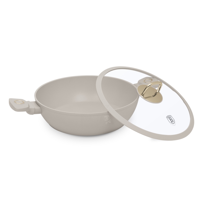 BERLINGERHAUS Pánev s titanovým povrchem a poklicí 28 cm Sahara Collection