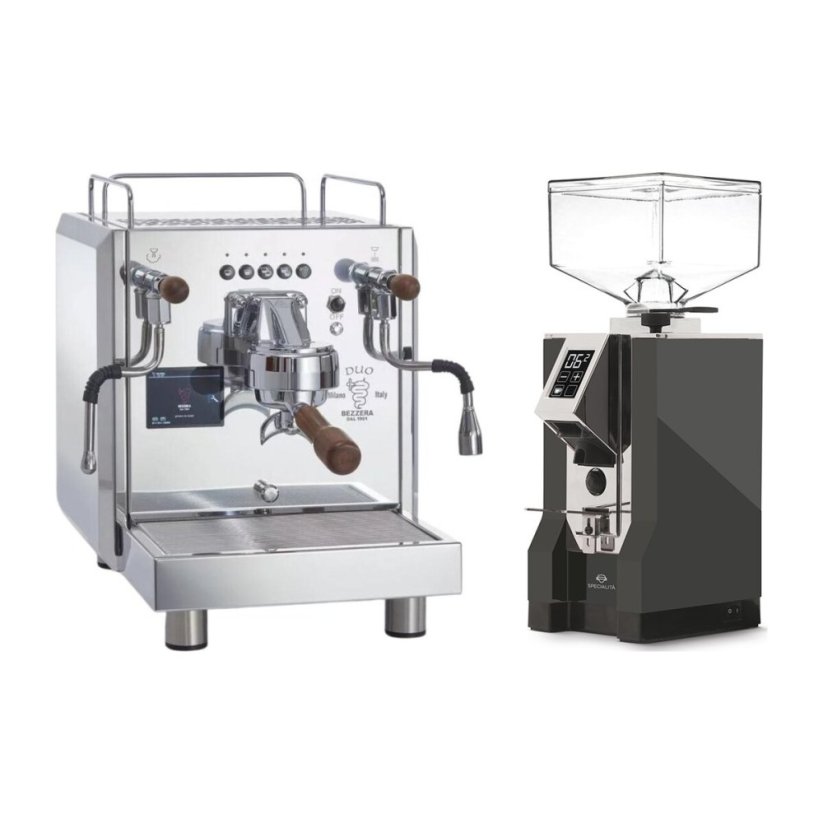 Bezzera DUO DE + Eureka Mignon Specialita, CR Anthracite