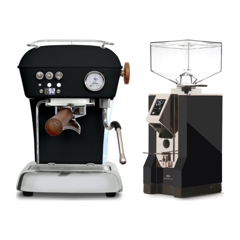 Ascaso DREAM PID Dark Black + Eureka Mignon Specialita, CR Black