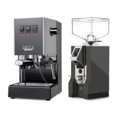 Gaggia Classic E24, šedá + Eureka Mignon Specialita, CR Anthracite