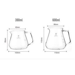 Timemore Coffee Server skleněný 600 ml