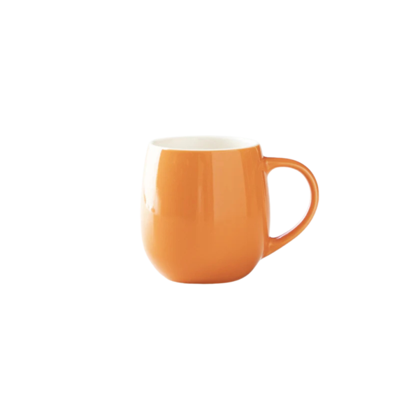 Origami Barrel AromaCup porcelánový hrnček 210 ml oranžový