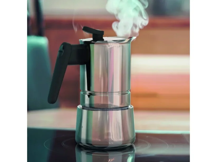 Moka konvička Pedrini Steel moka - Velikost porce moka: 10 porcí